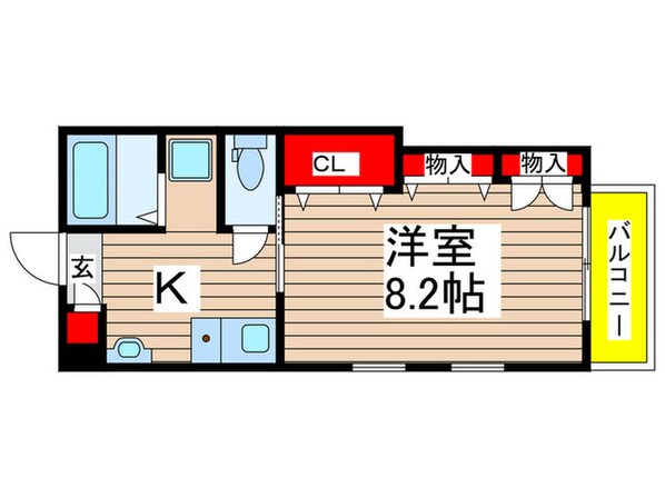 クレアフィールの物件間取画像